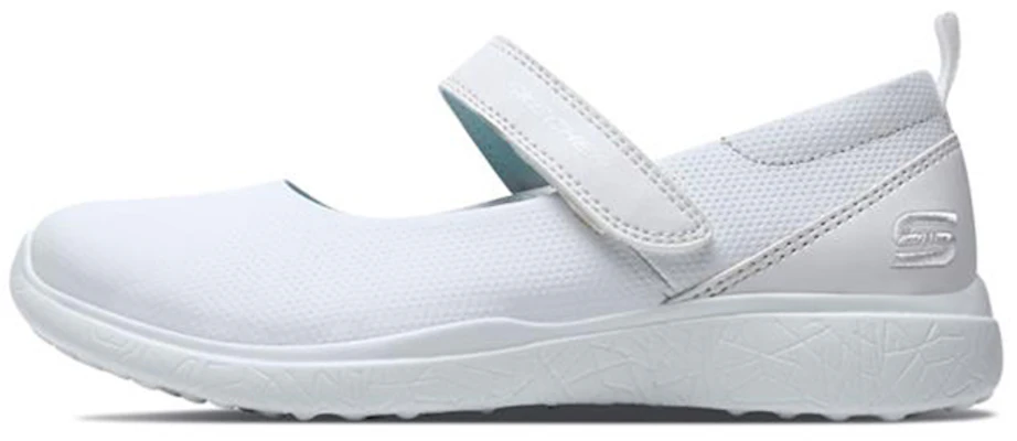 (Youth) Skechers Microburst 'Snow White' 82224L-WHT Buy (Youth) Skechers Microburst 'Snow White' 82224L-WHT