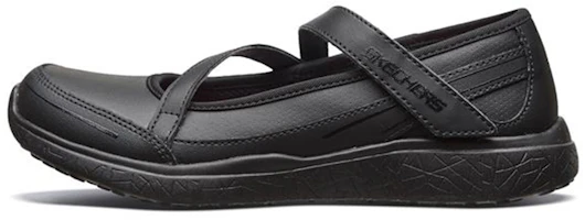 (Youth) Skechers Microburst Mary Jane 'All Black' 82279L-BBK (Youth) Skechers Microburst Mary Jane 'All Black' 82279L-BBK