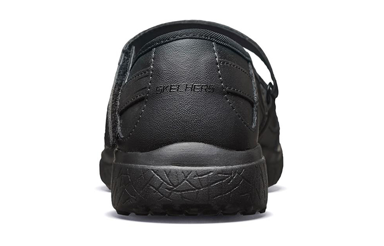 Shop (Youth) Skechers Microburst Mary Jane 'All Black' 82279L-BBK
