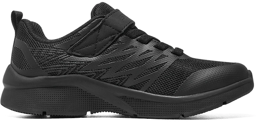 (JR) Skechers Microspec - Never Late 'Hitam Inti' 302617L-BBK Order (JR) Skechers Microspec - Never Late 'Hitam Inti' 302617L-BBK