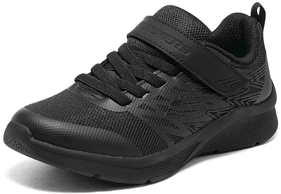 (JR) Skechers Microspec - Never Late 'Hitam Inti' 302617L-BBK Lookbook (JR) Skechers Microspec - Never Late 'Hitam Inti' 302617L-BBK