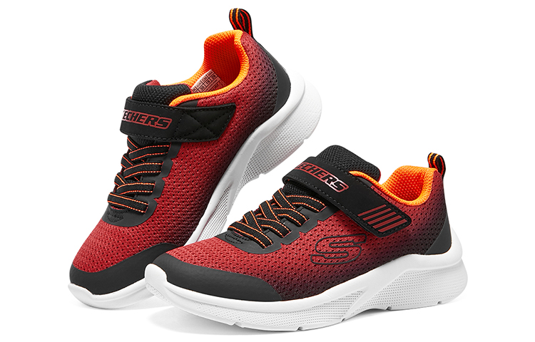 Shop (Youth) Skechers Microspec - Zorva Shoes 'Red Black' 403826L-RDBK