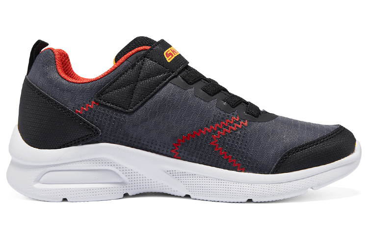 Order (JR) Skechers Microspec - Zovox Sportsneaker ''Schwarz Grau Rot'' 403799L-CCBK