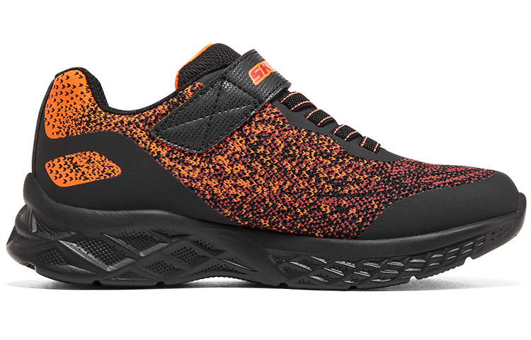 Order (JR) Skechers Microspec 2.0 Tromson ''Schwarz Rot Orange'' 403920L-BKRD