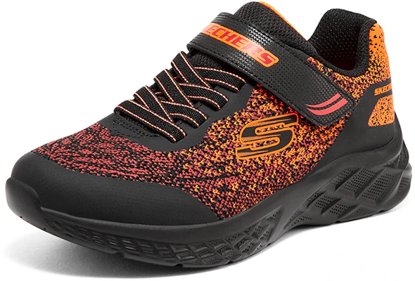 (JR) Skechers Microspec 2.0 Tromson ''Schwarz Rot Orange'' 403920L-BKRD Lookbook (JR) Skechers Microspec 2.0 Tromson ''Schwarz Rot Orange'' 403920L-BKRD