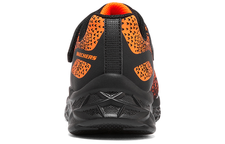 Shop (JR) Skechers Microspec 2.0 Tromson ''Schwarz Rot Orange'' 403920L-BKRD