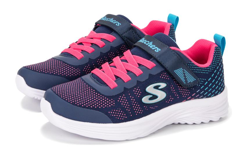 Order (JR) Skechers Microspec 'Negro Morado' 302448L-NVMT