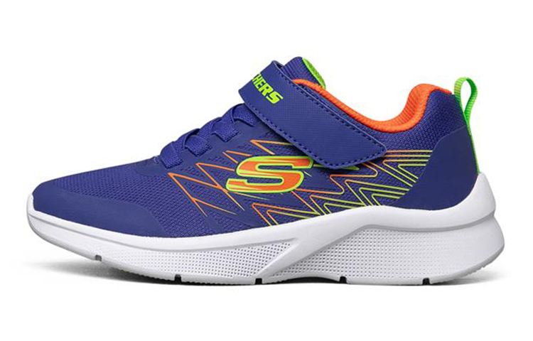 (Youth) Skechers Microspec 'Blue Magic Tape' 403770L-BLOR