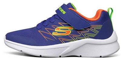 (Youth) Skechers Microspec 'Blue Magic Tape' 403770L-BLOR (Youth) Skechers Microspec 'Blue Magic Tape' 403770L-BLOR