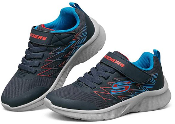 (Youth) Skechers Microspec 'Blue Red' 403770L-NVRD Lookbook (Youth) Skechers Microspec 'Blue Red' 403770L-NVRD