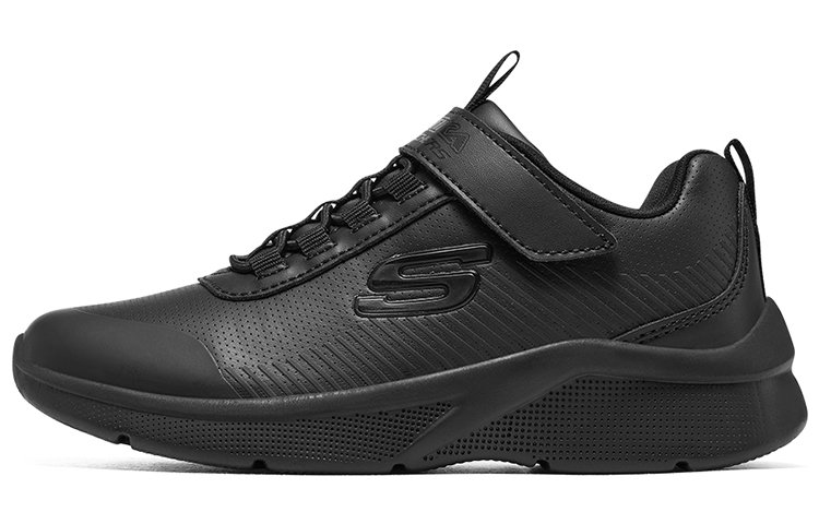 (Youth) Skechers Microspec Classmate Cutie 'Black' 302607L-BBK