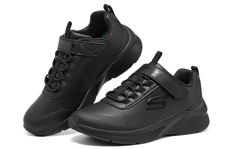 Shop (Youth) Skechers Microspec Classmate Cutie 'Black' 302607L-BBK