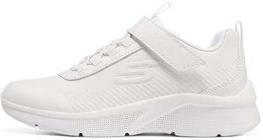 (Youth) Skechers Microspec Classmate Cutie 'White' 302607L-WHT (Youth) Skechers Microspec Classmate Cutie 'White' 302607L-WHT