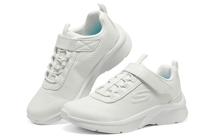 Lookbook (JR) Skechers Microspec Classmate Cutie ''Bianco'' 302607L-WHT