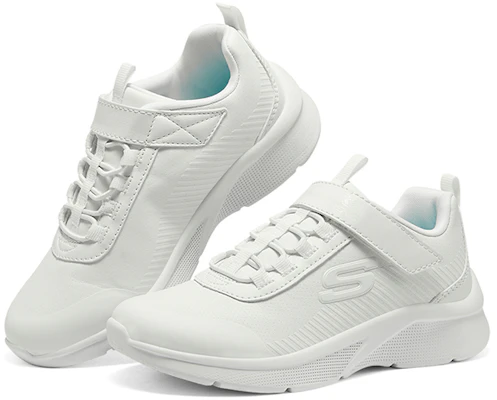 (JR) Skechers Microspec Classmate Cutie ''Bianco'' 302607L-WHT Lookbook (JR) Skechers Microspec Classmate Cutie ''Bianco'' 302607L-WHT