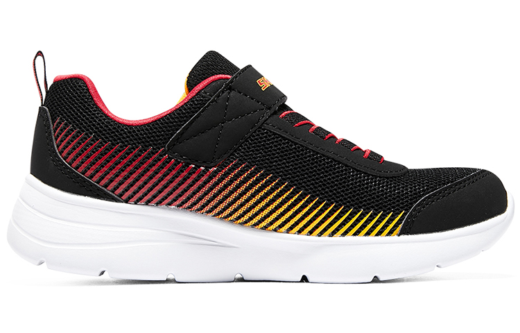 Order (Youth) Skechers Microspec Gorza Shoes 'Black Red Yellow' 415016L-BKRD
