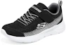 Lookbook (Youth) Skechers Microspec Gorza Shoes 'Black White' 415016L-BKGY