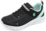 Shop (JR) Skechers Microspec Lifestyle Schoenen ''Zwart Turquoise Wit'' 302488L-BKAQ