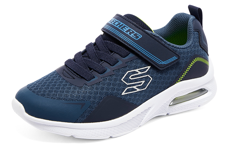 Shop (Youth) Skechers Microspec Max - Ravork Shoes 'Blue' 403820L-NVLM