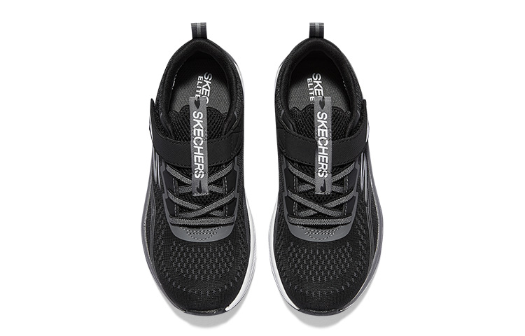 Lookbook (JR) Skechers Microspec Max ''Schwarz Grau'' 403950L-BKCC