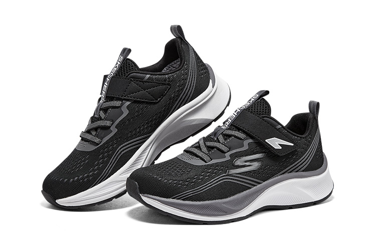 Shop (JR) Skechers Microspec Max ''Schwarz Grau'' 403950L-BKCC