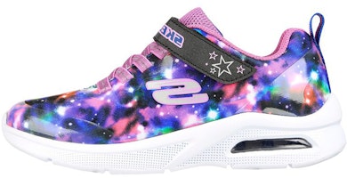 (Youth) Skechers Microspec Max 'Spiral Galaxy Black Multicolor' 302369L-BKMT (Youth) Skechers Microspec Max 'Spiral Galaxy Black Multicolor' 302369L-BKMT