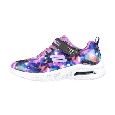 (Youth) Skechers Microspec Max 'Spiral Galaxy Black Multicolor'