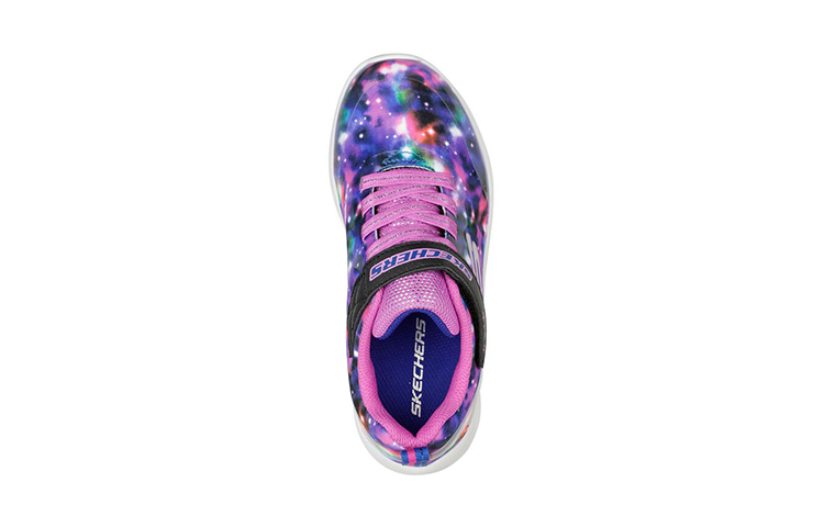 Lookbook (Youth) Skechers Microspec Max 'Spiral Galaxy Black Multicolor' 302369L-BKMT