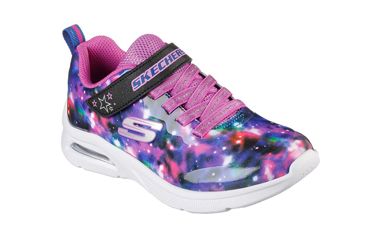 Shop (Youth) Skechers Microspec Max 'Spiral Galaxy Black Multicolor' 302369L-BKMT