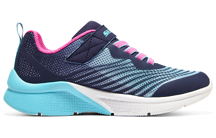 Order (JR) Sneakers Skechers Microspec Rejoice Racer Sportive ''Nero Blu Rosa'' 302349L-NVMT