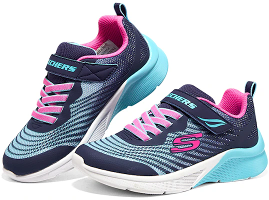 (JR) Sneakers Skechers Microspec Rejoice Racer Sportive ''Nero Blu Rosa'' 302349L-NVMT Shop (JR) Sneakers Skechers Microspec Rejoice Racer Sportive ''Nero Blu Rosa'' 302349L-NVMT