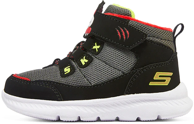 (Youth) Skechers Microspec Zovox Blended Velcro Shoes 'Black Grey Red' 407307N-BKRD Buy (Youth) Skechers Microspec Zovox Blended Velcro Shoes 'Black Grey Red' 407307N-BKRD