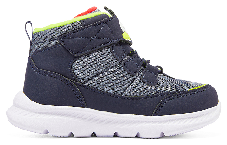 Order (Youth) Skechers Microspec Zovox Blended Velcro Shoes 'Navy Grey' 407307N-NVLM