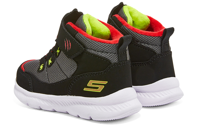 Purchase (Youth) Skechers Microspec Zovox Blended Velcro Shoes 'Black Grey Red' 407307N-BKRD