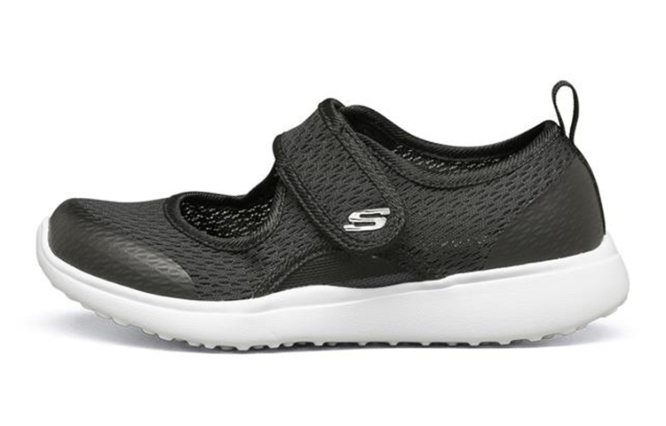 (Youth) Skechers Microstrides 'Black Mary Jane' 302513L-BLK