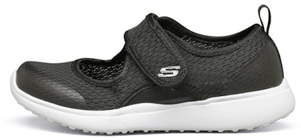 (Youth) Skechers Microstrides 'Black Mary Jane' 302513L-BLK (Youth) Skechers Microstrides 'Black Mary Jane' 302513L-BLK