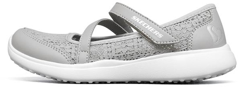 (JR) Skechers Microstrides '玛丽珍灰' 女鞋 302515L-GRY Buy (JR) Skechers Microstrides '玛丽珍灰' 女鞋 302515L-GRY