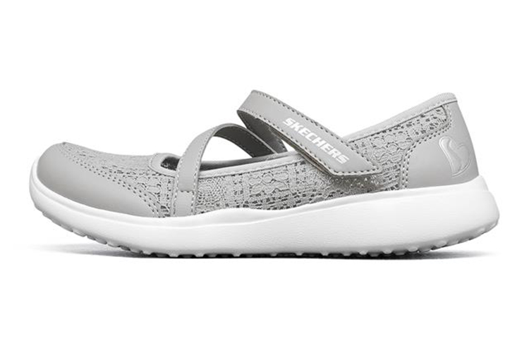 (Youth) Skechers Microstrides 'Mary Jane Grey' 302515L-GRY