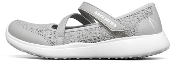 (Youth) Skechers Microstrides 'Mary Jane Grey' 302515L-GRY (Youth) Skechers Microstrides 'Mary Jane Grey' 302515L-GRY