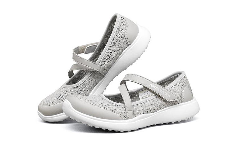 Lookbook (Youth) Skechers Microstrides 'Mary Jane Grey' 302515L-GRY