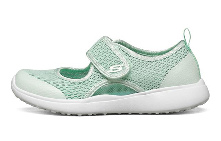 (Youth) Skechers Microstrides 'Mint Mary Jane' 302513L-MNT