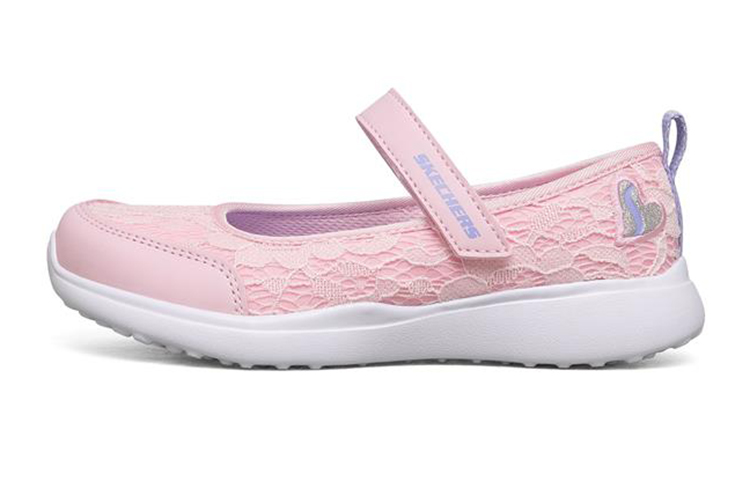 (Youth) Skechers Microstrides 'Pink Mary Jane' 302075L-PNK