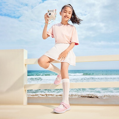 (JR) 스케쳐스 마이크로스트라이즈 '핑크 화이트' 319017L-LTPK Sizing (JR) 스케쳐스 마이크로스트라이즈 '핑크 화이트' 319017L-LTPK