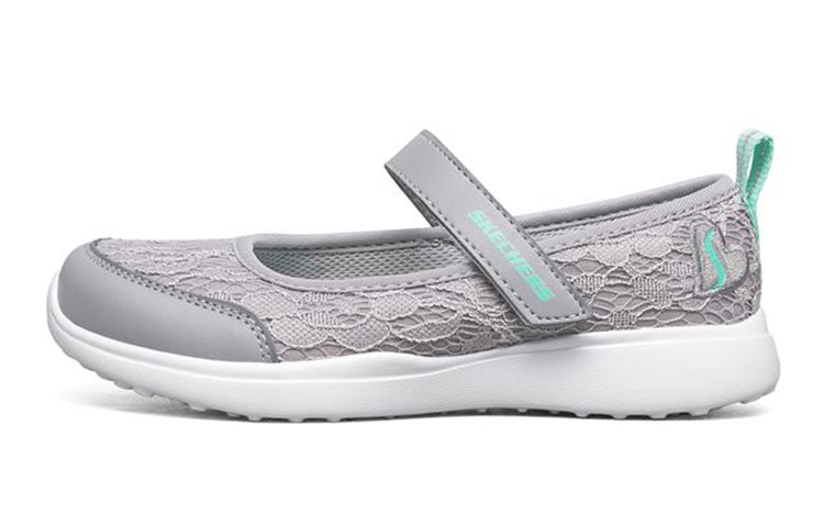 (Youth) Skechers Microstrides Casual Shoes Grey 'Mary Jane' 302075L-GRY