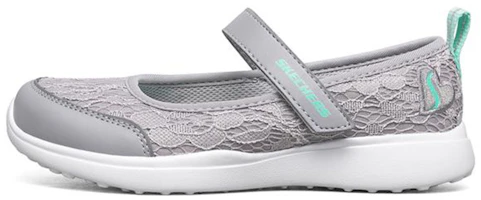 (Youth) Skechers Microstrides Casual Shoes Grey 'Mary Jane' 302075L-GRY (Youth) Skechers Microstrides Casual Shoes Grey 'Mary Jane' 302075L-GRY