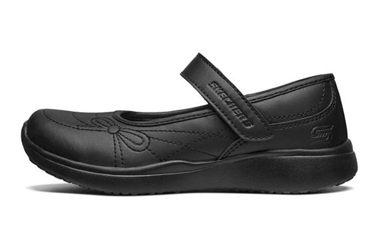 (Youth) Skechers Microstrides School Sweetheart 'Black' 85715L-BBK
