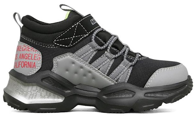 (Youth) Skechers Mid-Top Sneaker 'Grey Black' 403670L-GYBK Order (Youth) Skechers Mid-Top Sneaker 'Grey Black' 403670L-GYBK