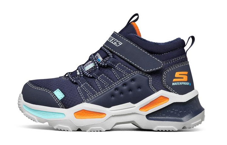 (Youth) Skechers Mid Top 'Navy Blue' 403670L-NVY