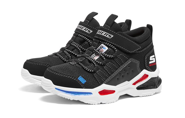 (Youth) Skechers Skech-Bots 'Black Red' 圖 3