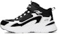 (JR) Skechers Mid Top Retro 'Hitam dan Putih' 302583L-BKW